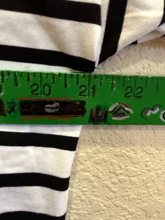 Uniqlo Airism Striped Fisherman-core Long Sleeve Cotton Tee Sz XS - Picture 7 of 8